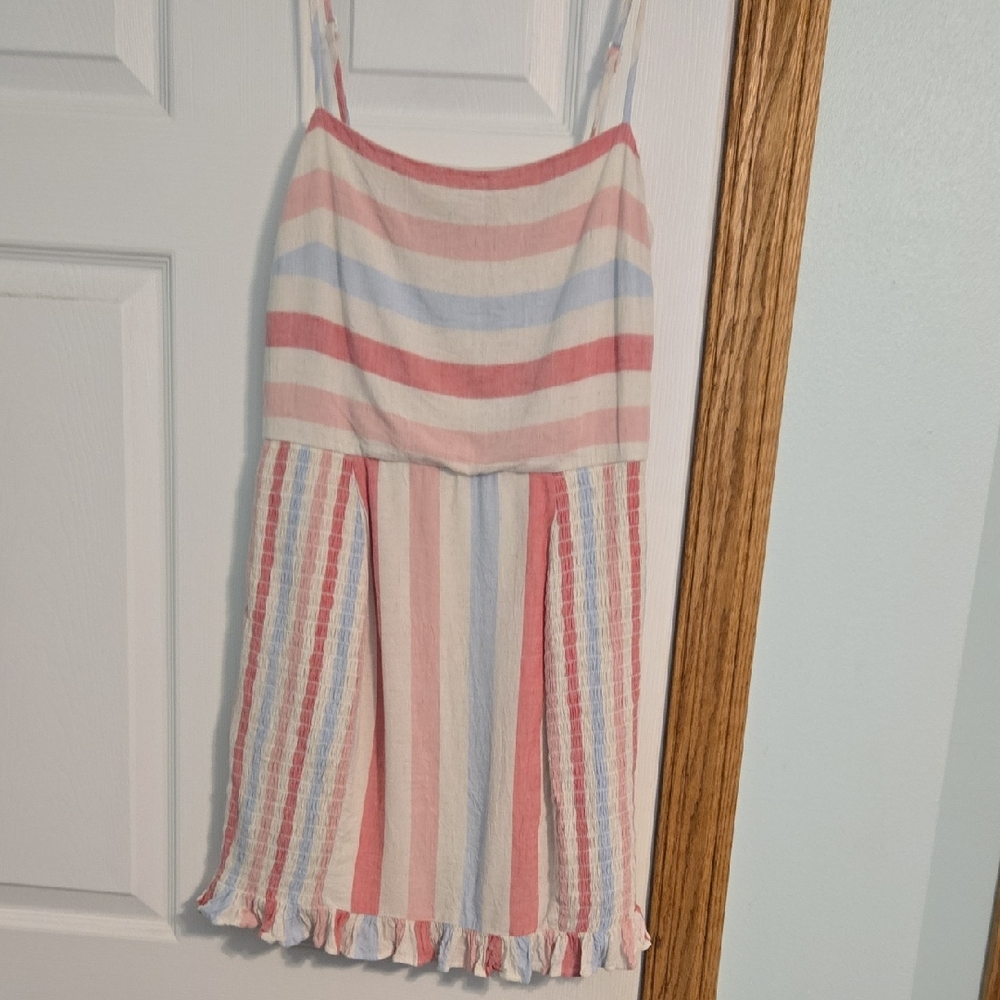 Striped Pink and Blue Sundress